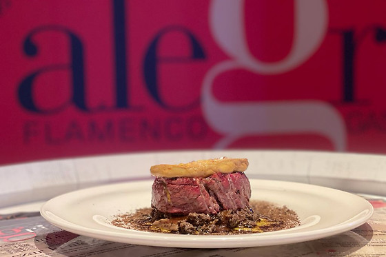 Plato tradicional de Alegría Flamenco y Gastronomía